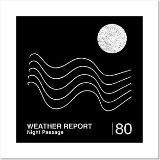 Weather Report / Minimalist Graphic Artwork Fan Design Posters and Art